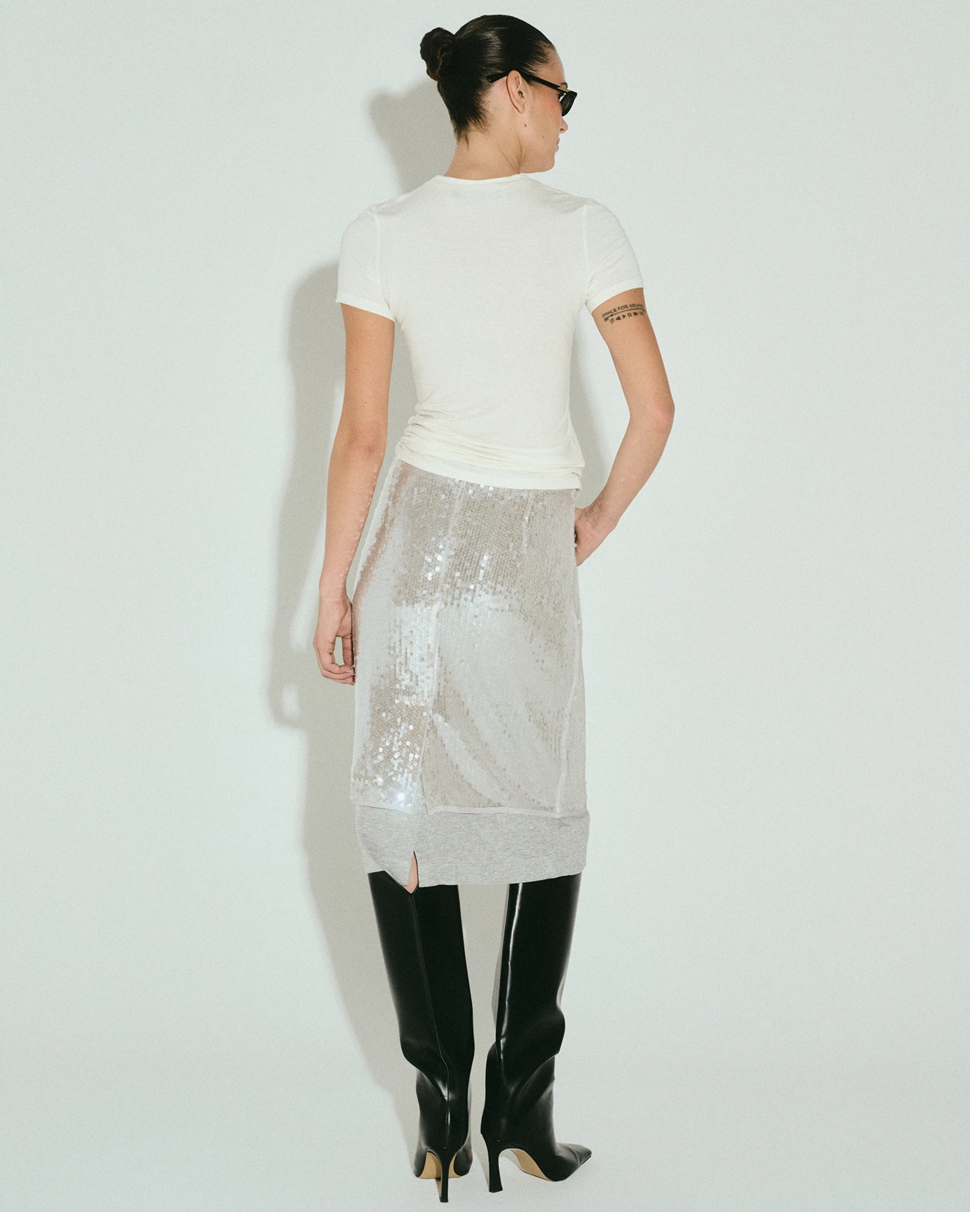 Picture of TWO-PIECE SEQUIN SKIRT