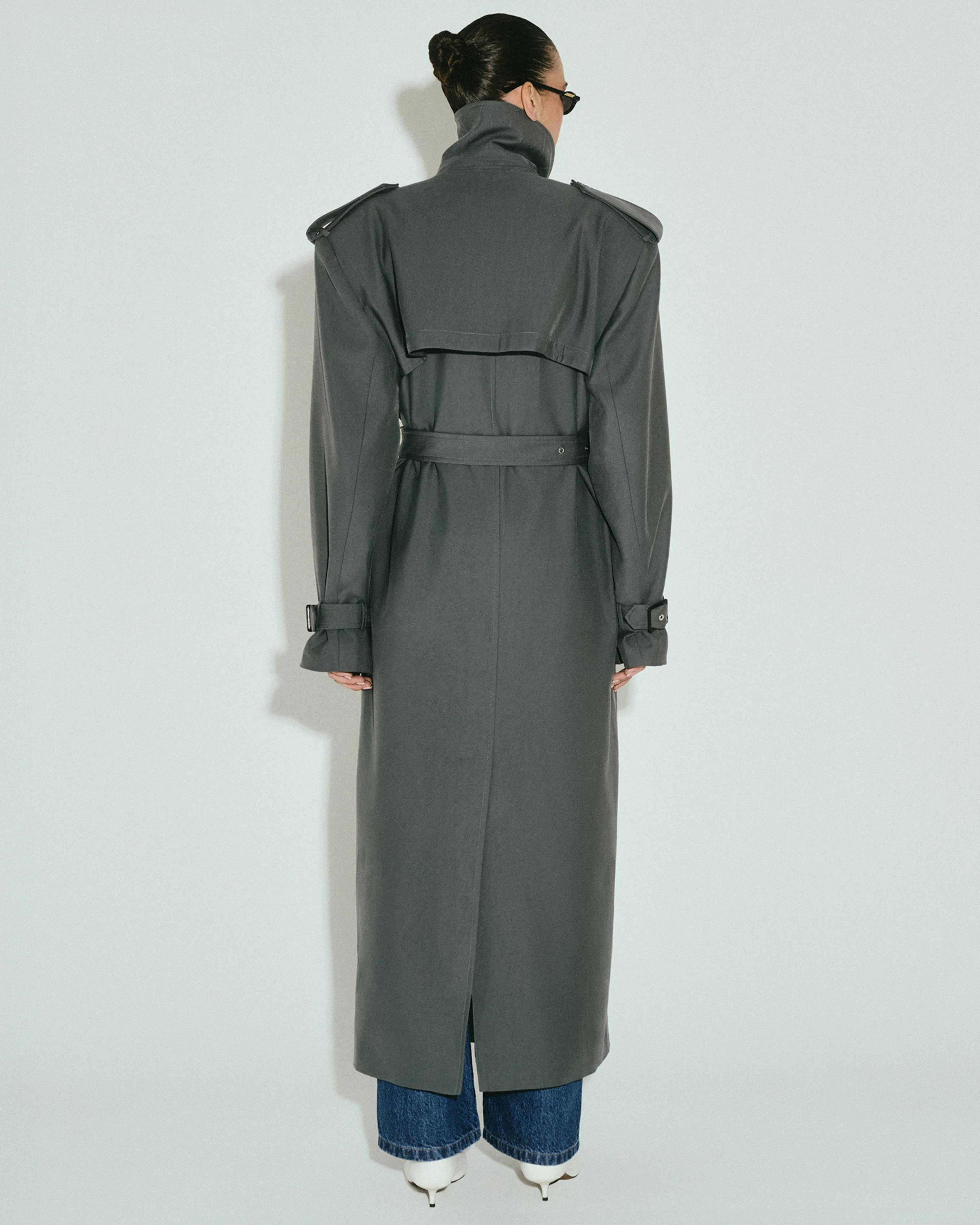 Picture of CHARCOAL TRENCH COAT