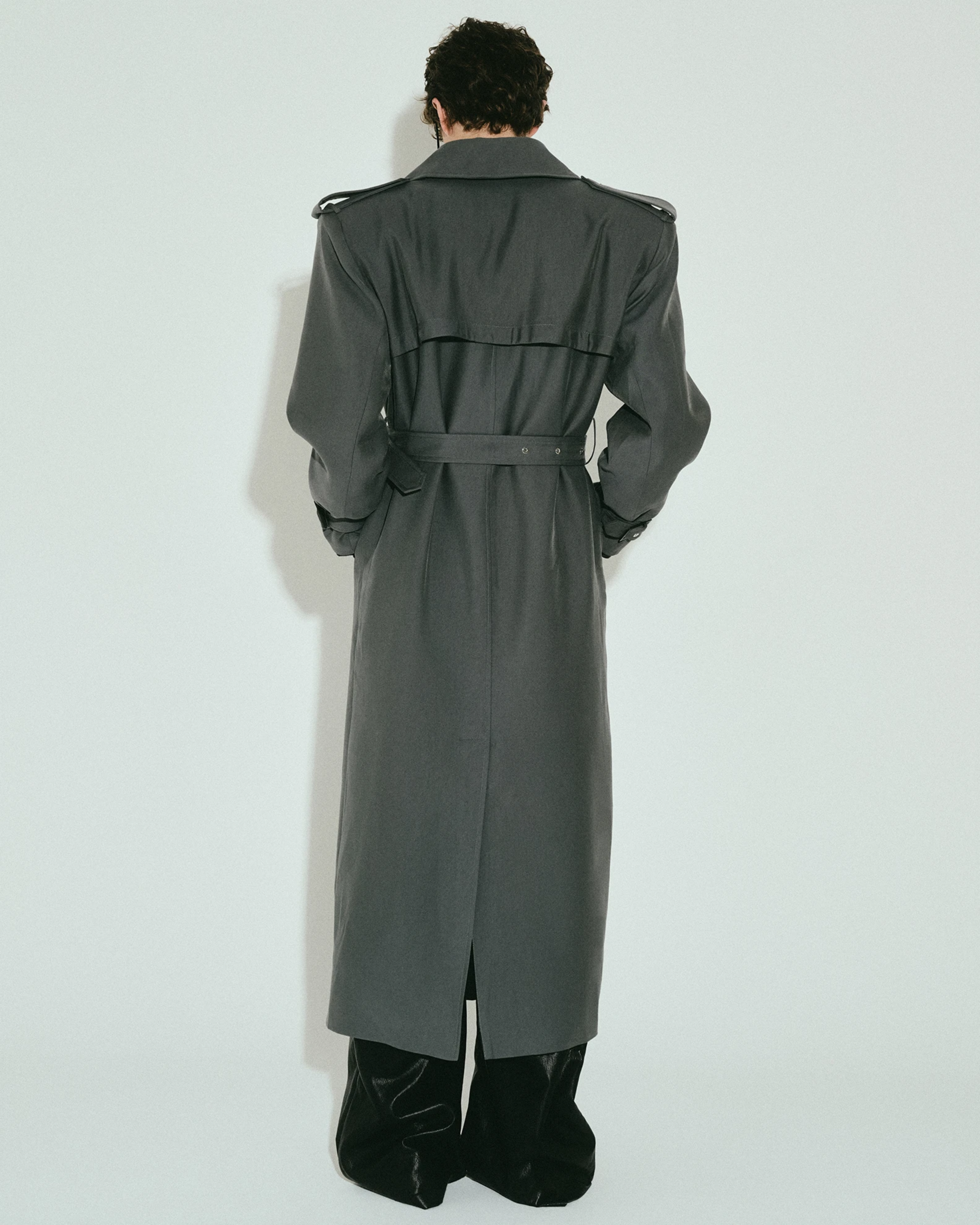 Picture of MEN'S CHARCOAL TRENCH COAT