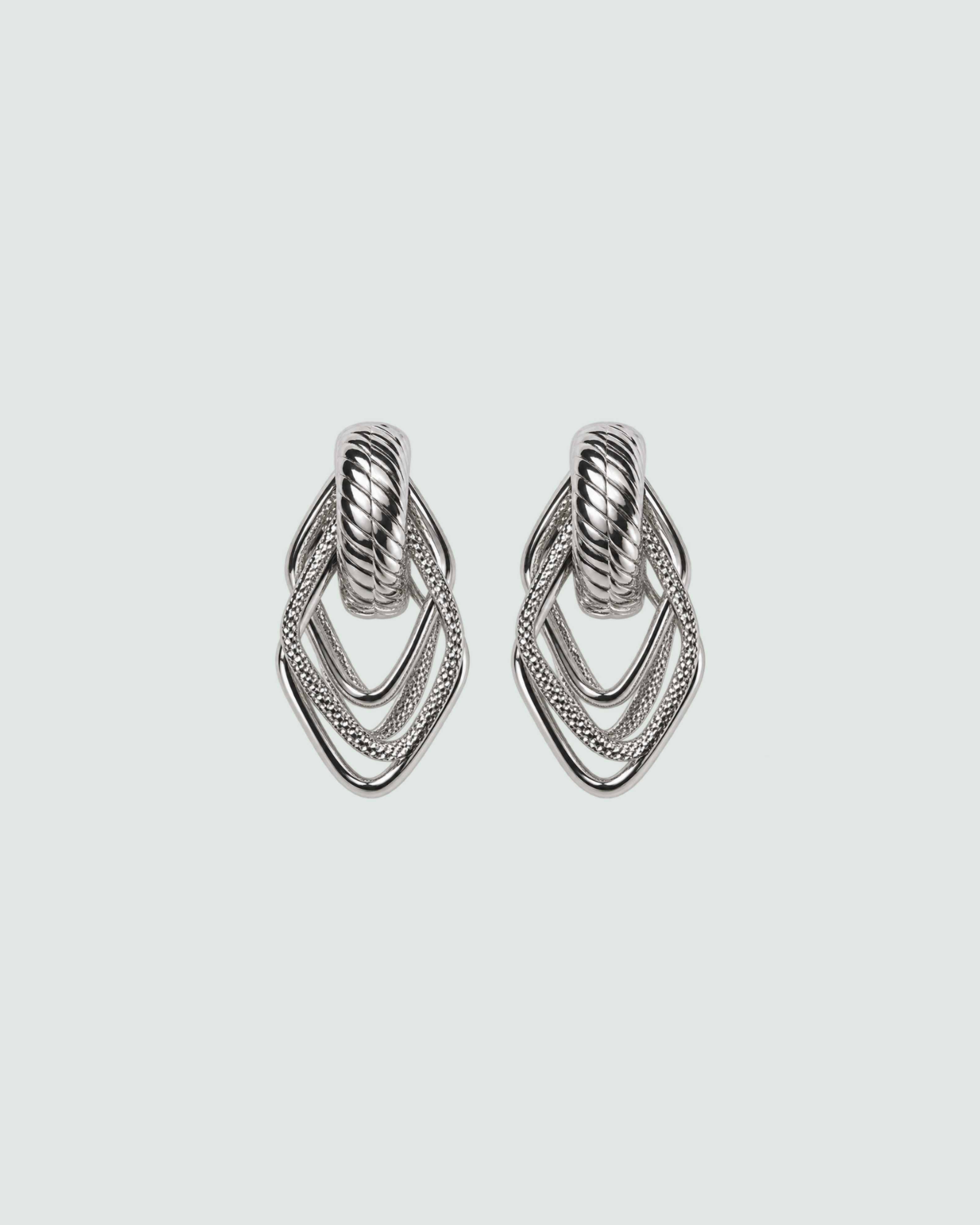 Picture of FUSION SILVER-TONE EARRINGS