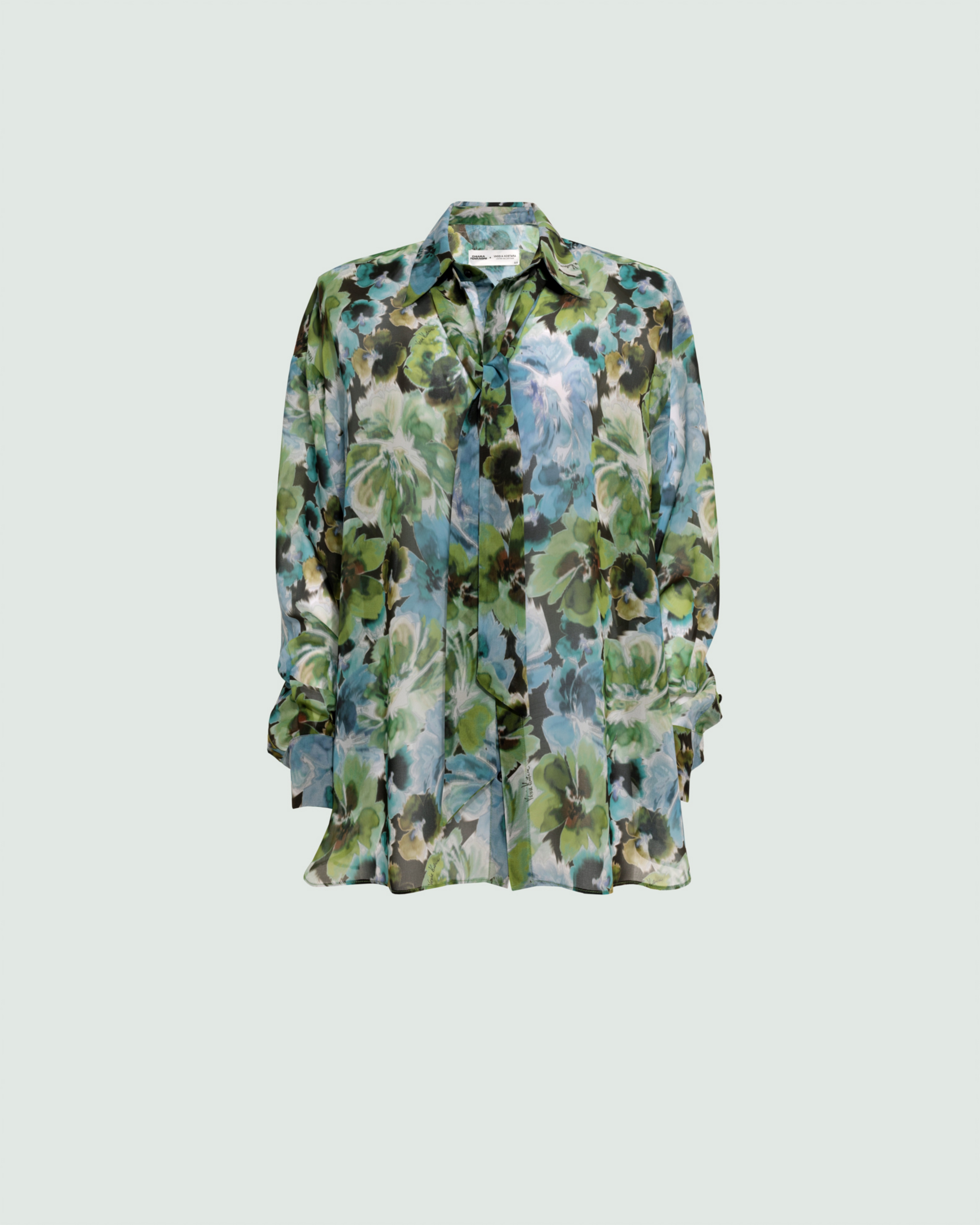 Picture of WATERCOLOUR FLORAL OS SHIRT