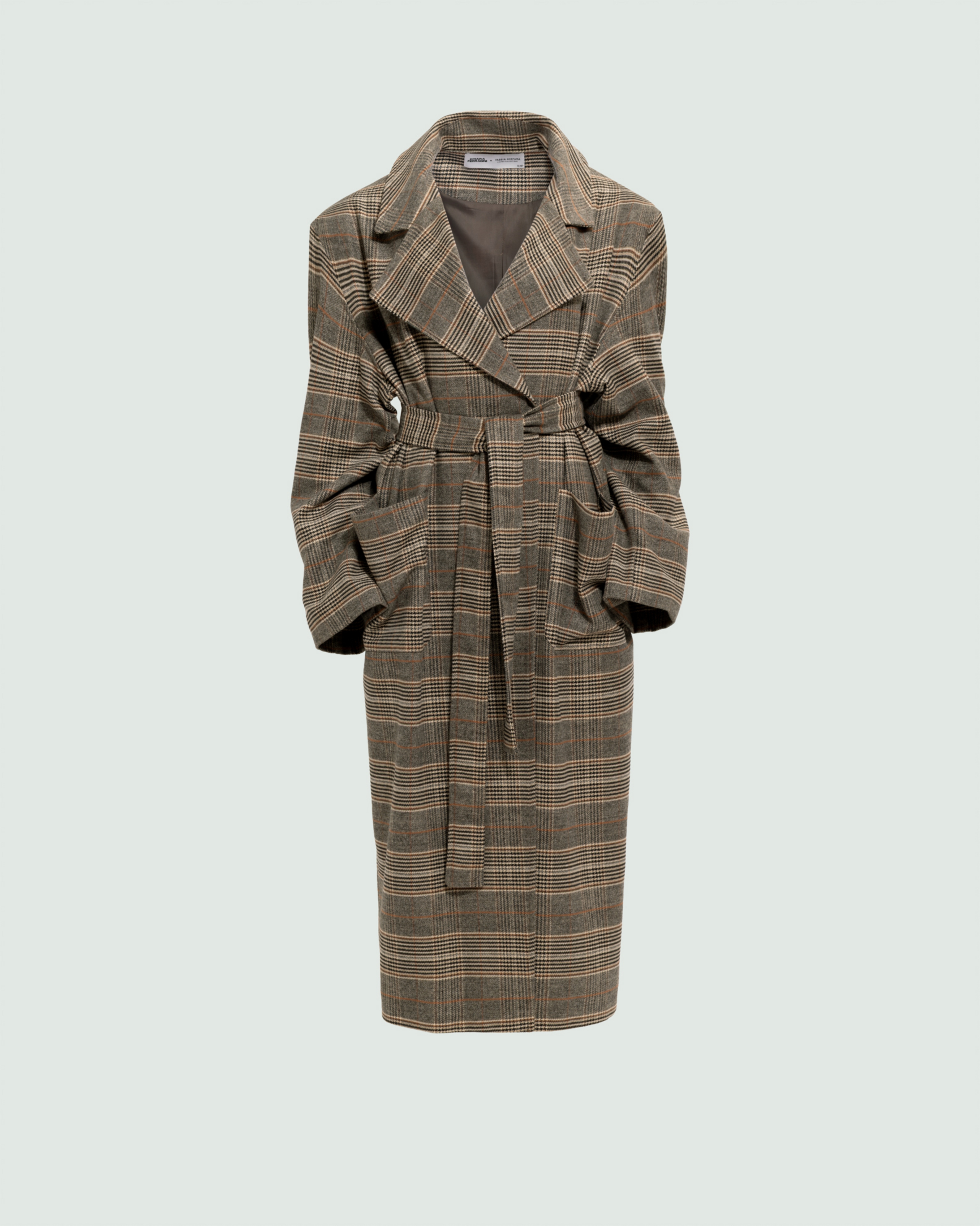Picture of HERITAGE CHECK BELTED COAT