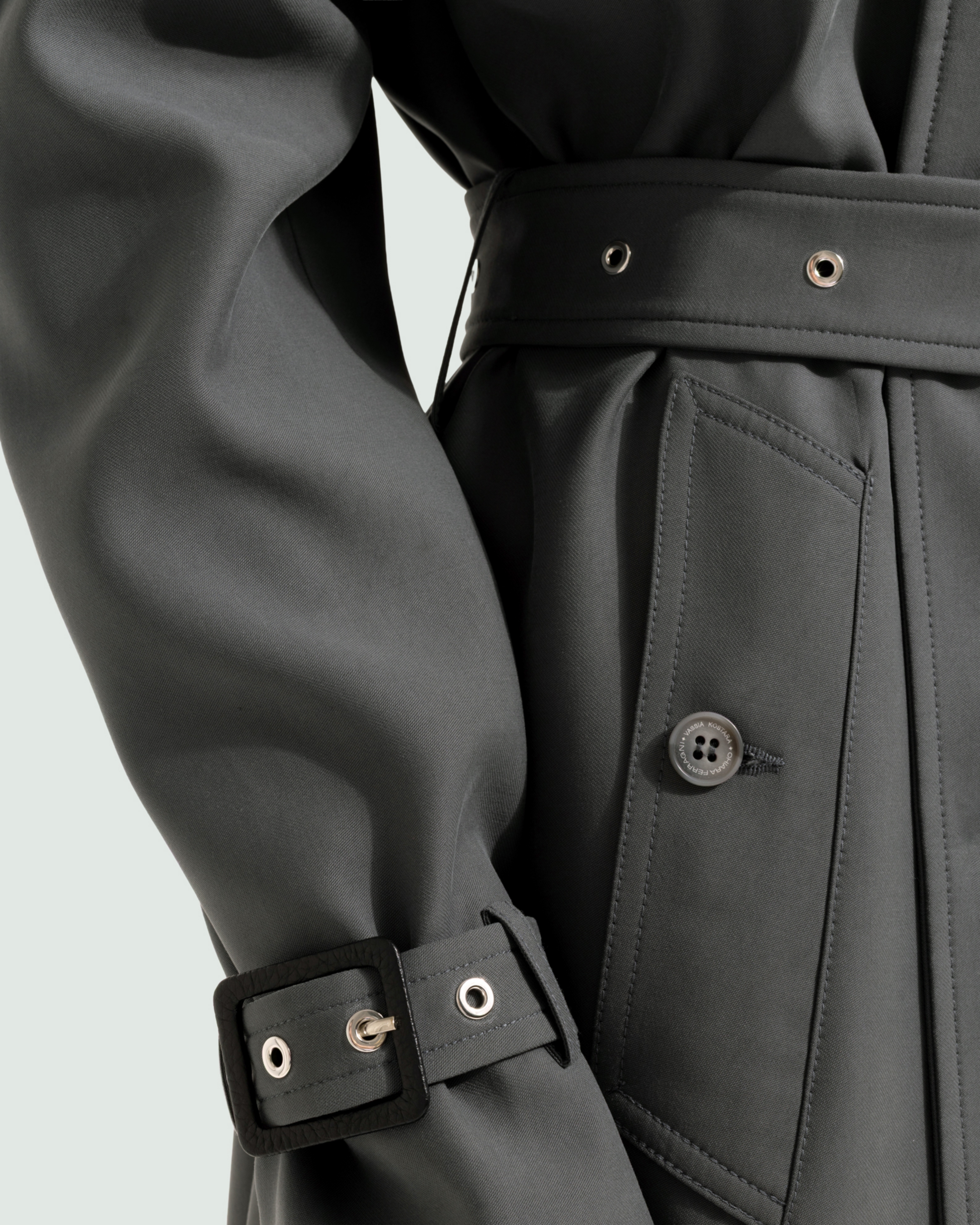 Picture of CHARCOAL TRENCH COAT