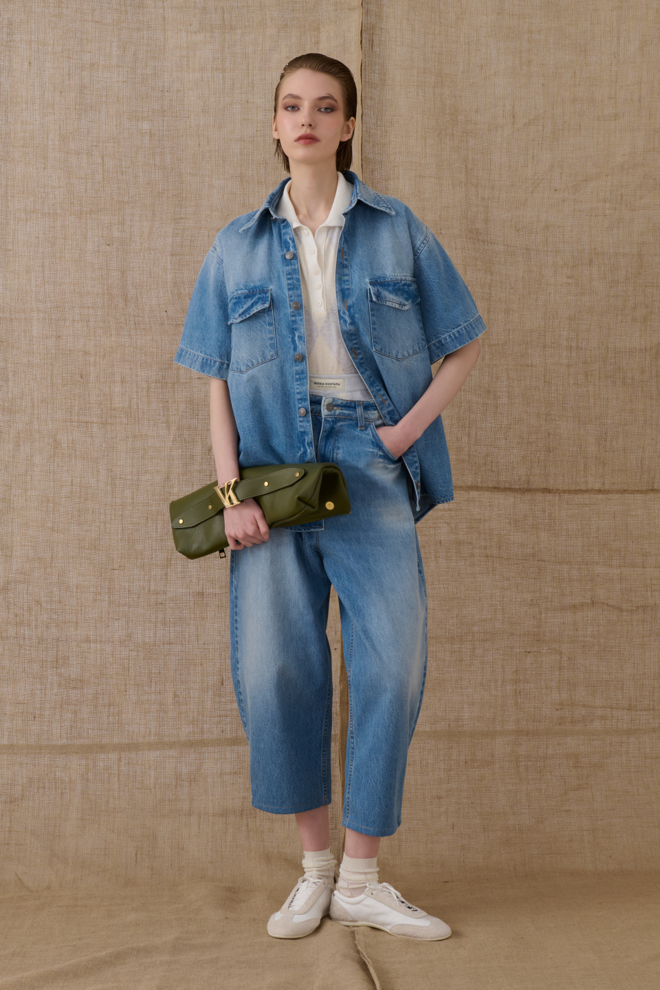 Work Shirt in Medium Wash Indigo Denim | Shop Sid Mashburn